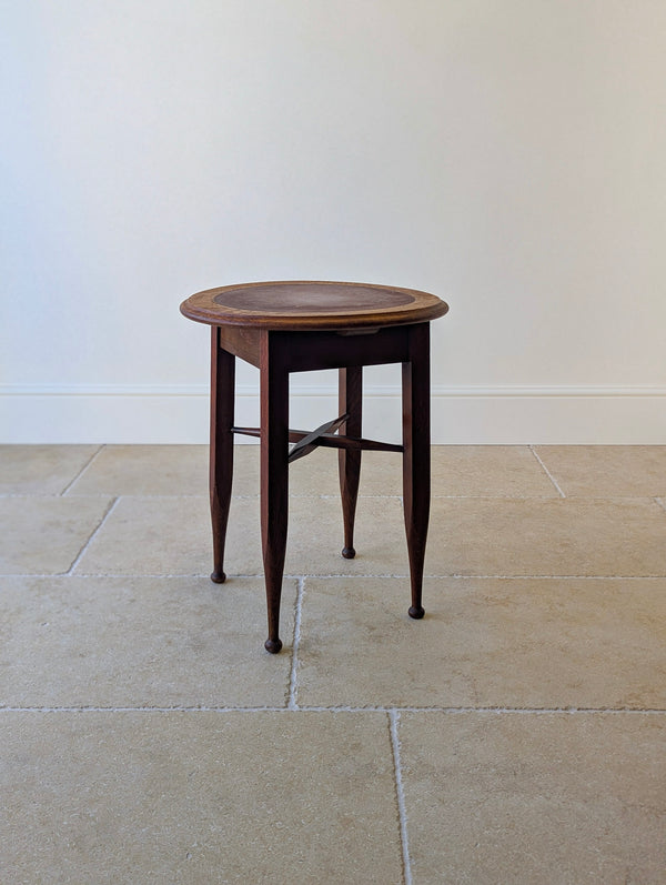 Antique Edwardian Arts & Crafts Oak Occasional Table c.1910