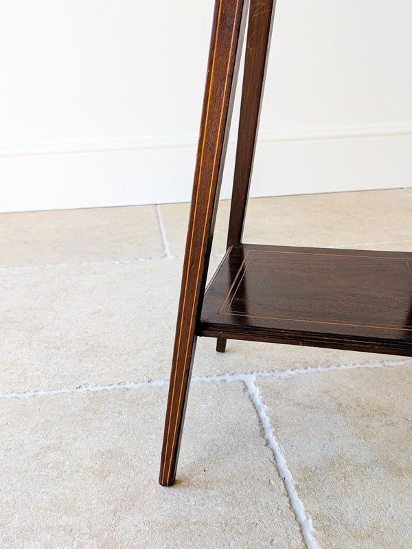 Antique Edwardian Inlaid Mahogany Occasional Table c.1905