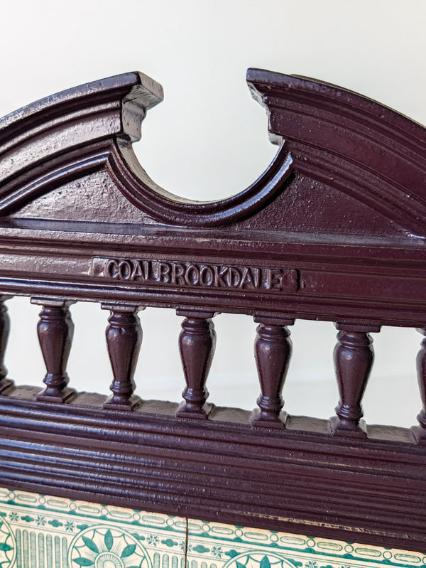 Antique Edwardian Aesthetic Movement Cast Iron Stick Stand by Coalbrookdale c.1905