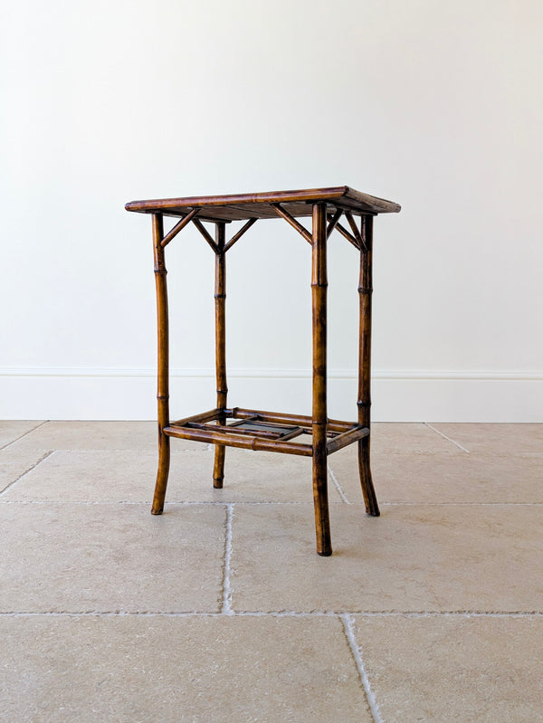 Antique Victorian Bamboo Occasional Table c.1890