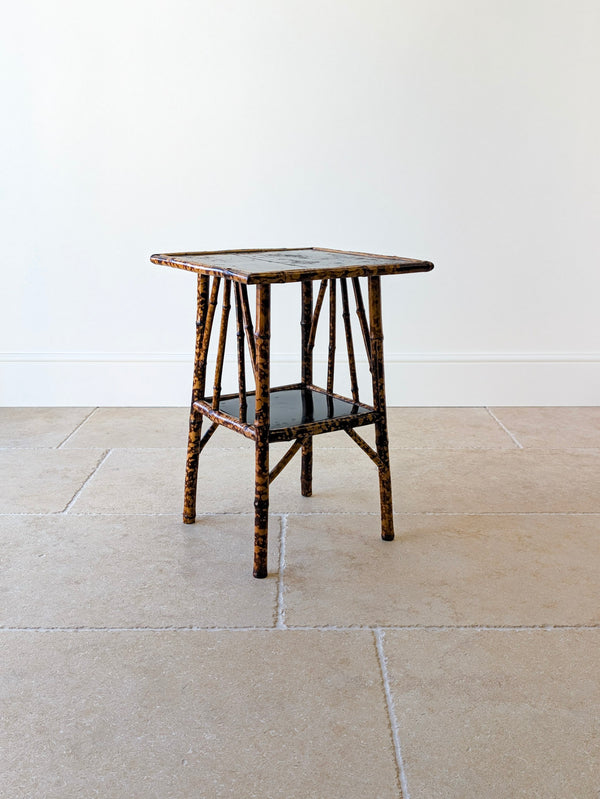 Antique Victorian Bamboo Occasional Table c.1890