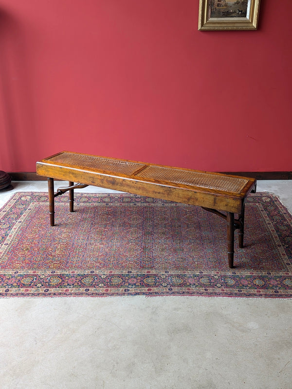 Antique 19th Century Folding Campaign Bench