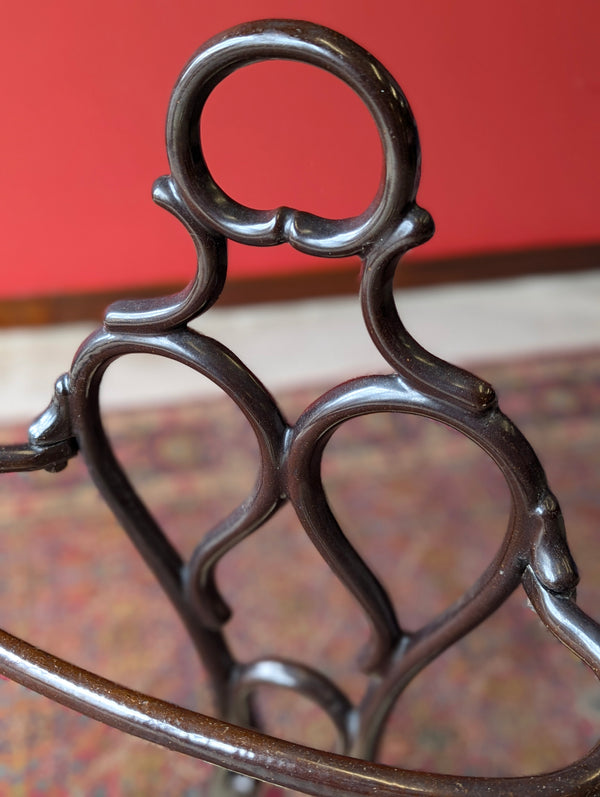 Antique Victorian Cast Iron Art Nouveau Stick Stand