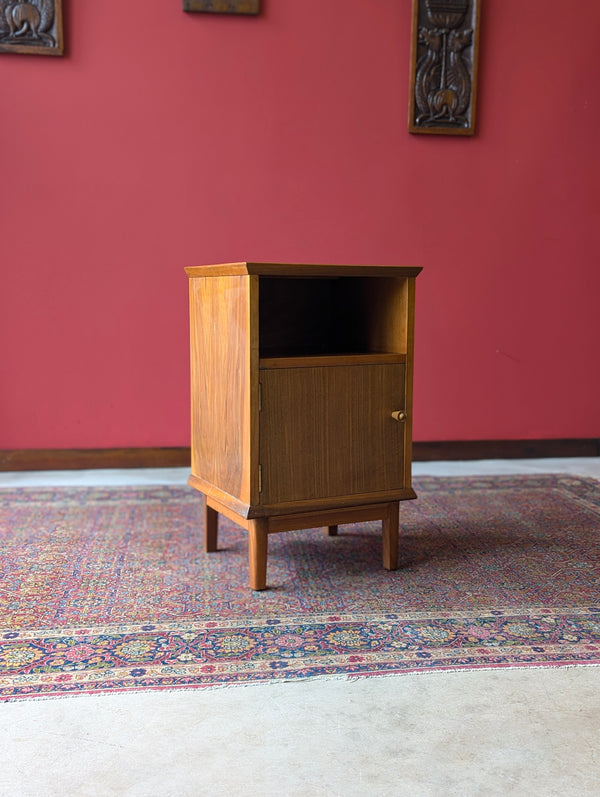 Mid Century Walnut Bedside Cabinet by Alfred Cox for Heals