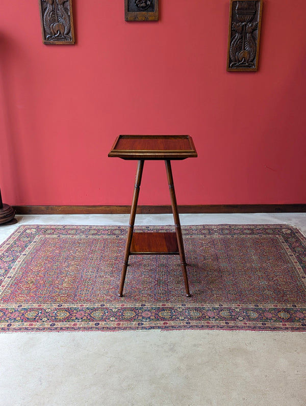 Antique Victorian Mahogany Aesthetic Movement Table / Plant Stand