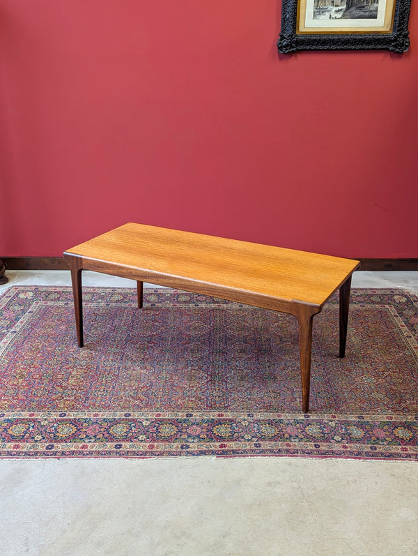 Mid Century 1960’s Long Teak Coffee Table