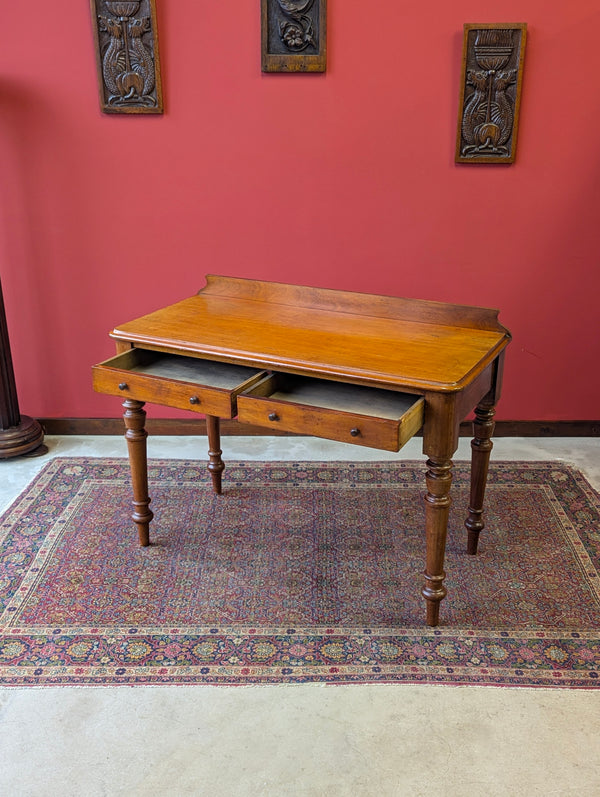 Antique Victorian Mahogany Writing Table Desk