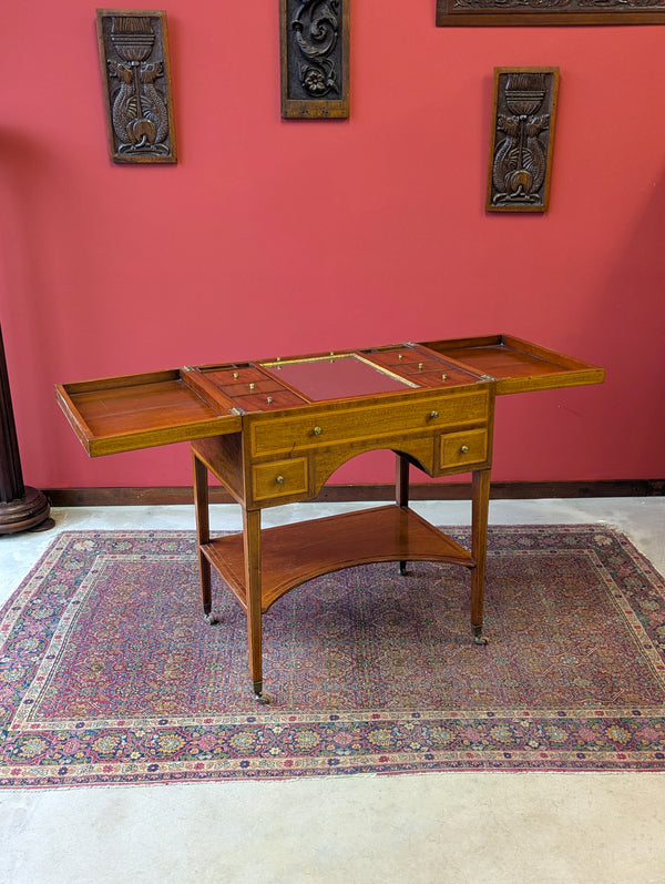 Antique Edwardian Mahogany Poudreuse Dressing Table