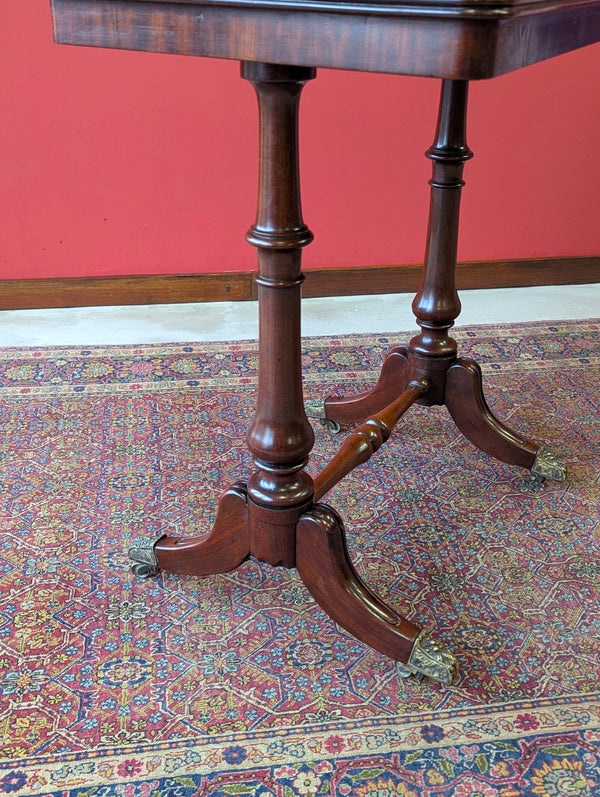 Antique Mid 19th Century Mahogany Occasional Table / Library Table