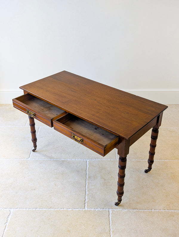 Antique Victorian Mahogany Writing Table c.1880