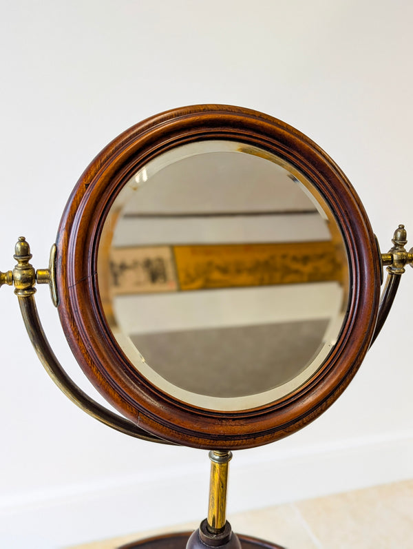 Antique Victorian Mahogany Gentleman’s Shaving Stand c.1890