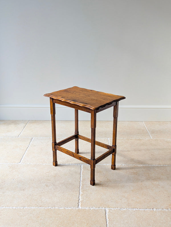 Antique Golden Oak Occasional Table c.1920