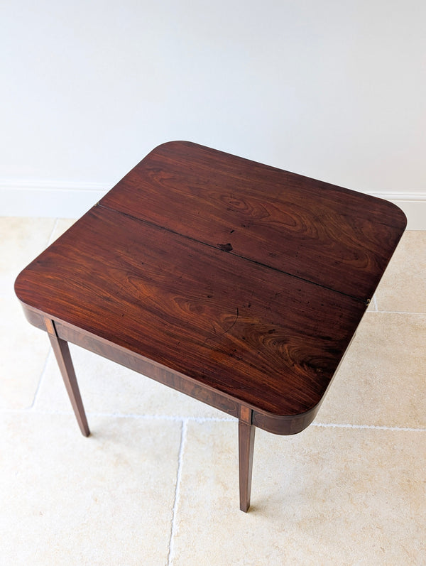 Antique George III Mahogany Tea Table c.1790