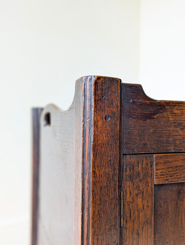 Antique Georgian Oak Bedside Cabinet c.1820