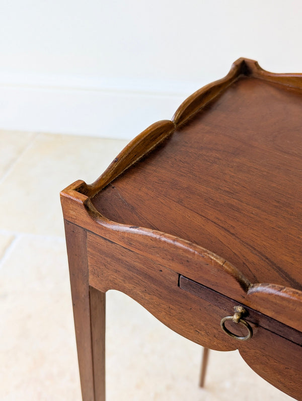 Antique Edwardian Mahogany Urn Stand with Slide c.1905