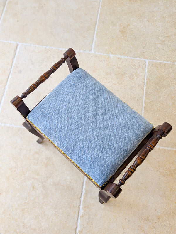 Antique Victorian Mahogany Piano Stool with Storage c.1890