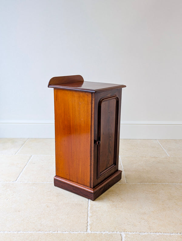 Antique Victorian Mahogany Bedside Cabinet c.1880