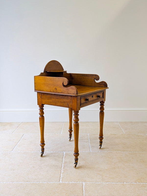 Antique Victorian Oak Dressing / Grooming Stand c.1880