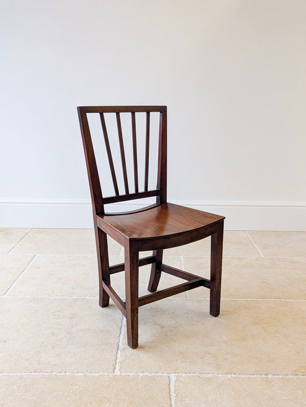 Antique Victorian Oak Vernacular Side Chair c.1850