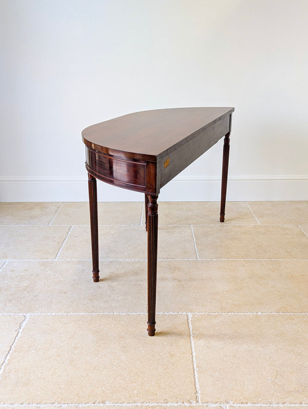 Antique Edwardian Mahogany Regency Style Console Table c.1905
