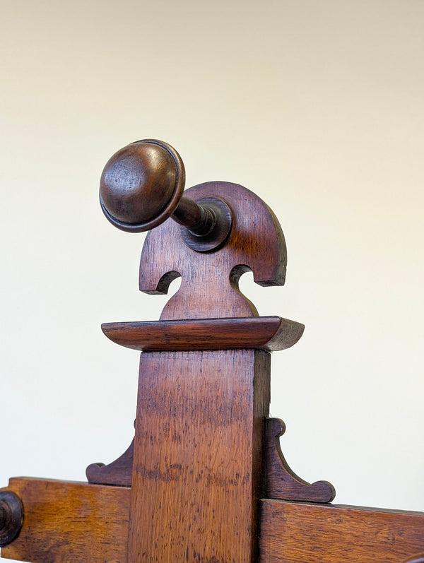 Antique Victorian Oak Hall Stand c.1890