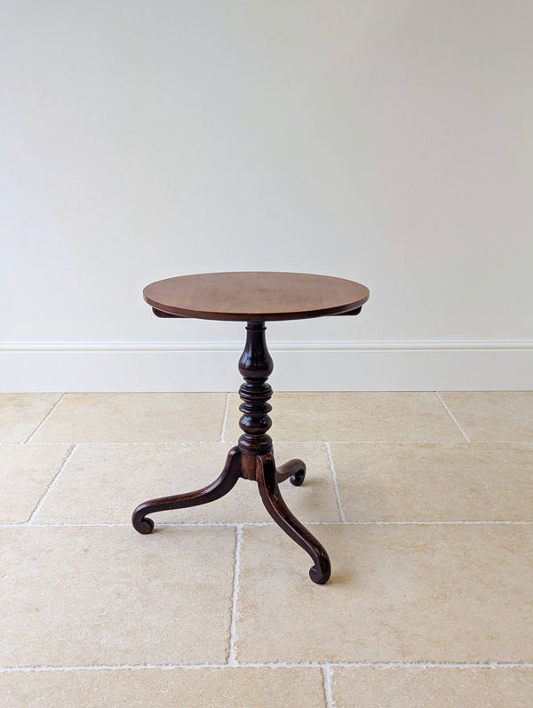 Antique Late Georgian Mahogany Tilt-Top Occasional Table c.1800