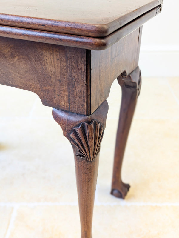 Antique Regency Mahogany Fold-Over Tea Table c.1810