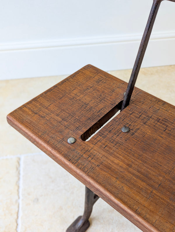 Antique Victorian Reversible Tram Bench by Fisher & Son c.1890