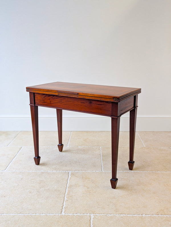 Antique Victorian Mahogany Card Table c.1890