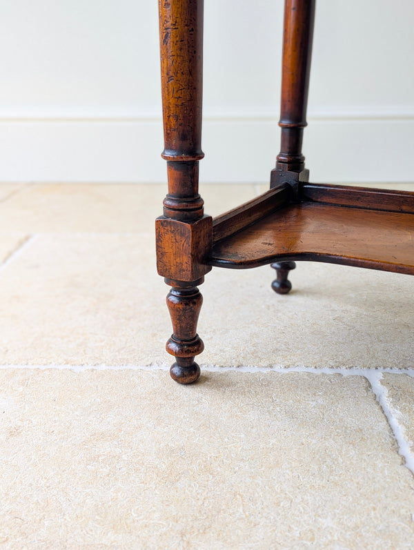 Antique Victorian Walnut Small Writing Table c.1890