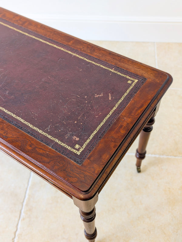 Antique Victorian Mahogany Writing Table c.1890