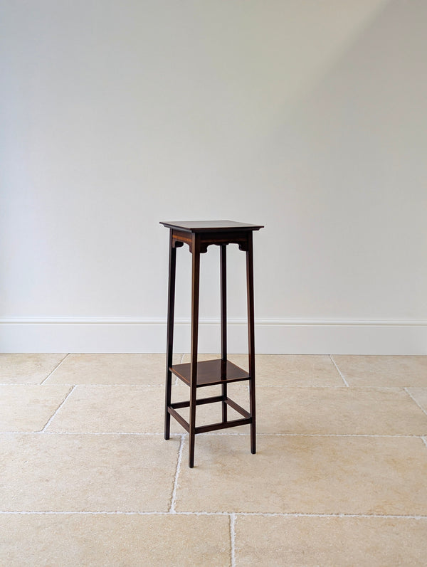 Antique Edwardian Mahogany Plant Stand c.1910