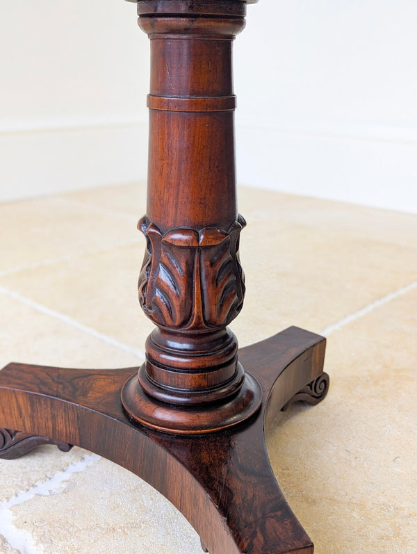 Antique William IV Rosewood Adjustable Piano Stool c.1830