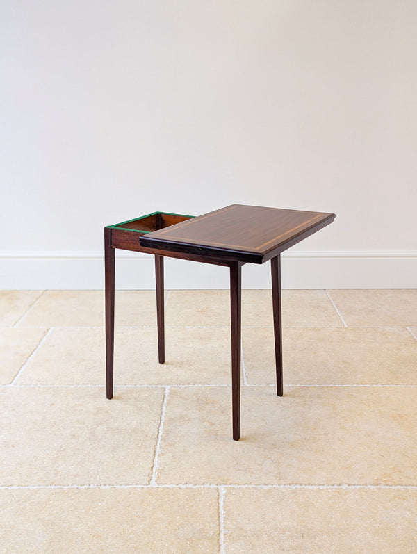 Antique Edwardian Mahogany Fold-Over Card Table c.1910