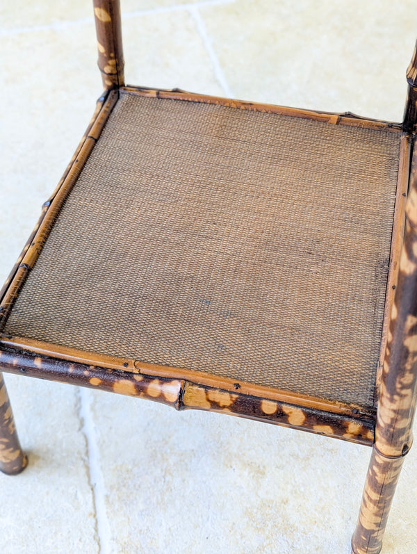 Antique Victorian Bamboo Occasional Table c.1890
