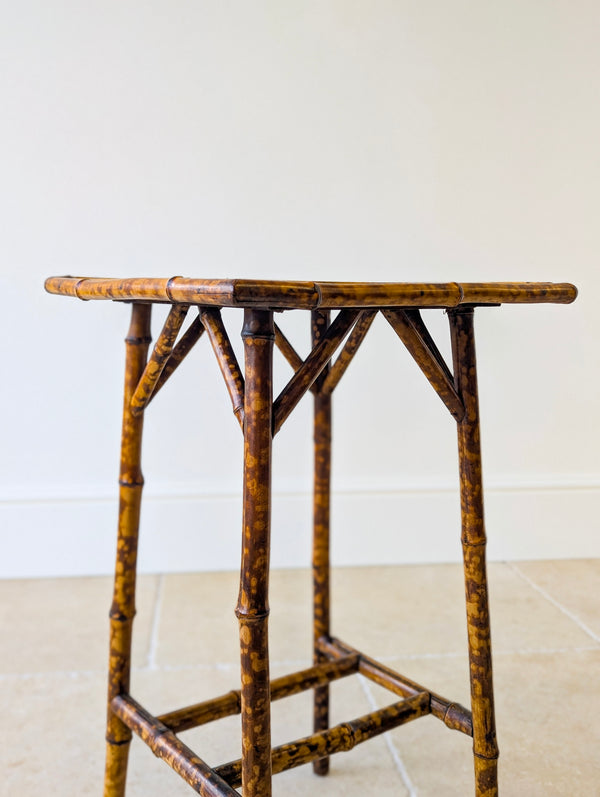 Antique Victorian Bamboo Occasional Table c.1890