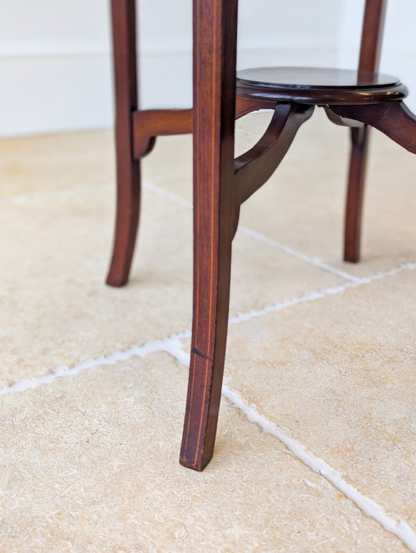 Antique Edwardian Mahogany Circular Occasional Table c.1905