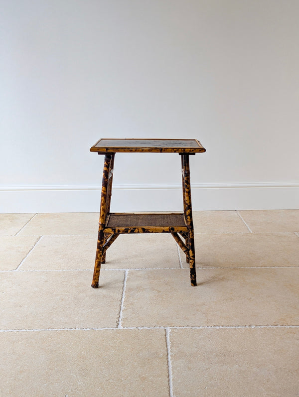 Antique Victorian Bamboo Occasional Table c.1890