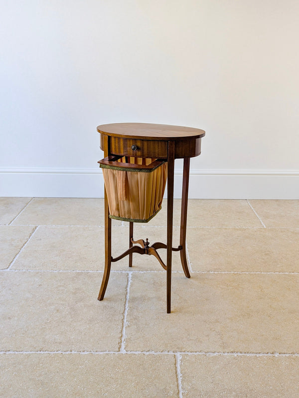 Antique Edwardian Mahogany Work Table c.1910