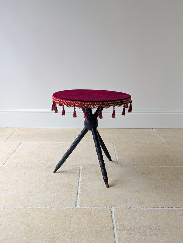 Antique Victorian Ebonised Beech Gypsy Table c.1880