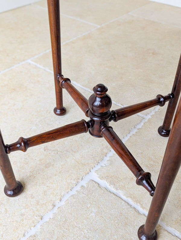 Antique Victorian Aesthetic Movement Mahogany Octagonal Occasional Table c.1890
