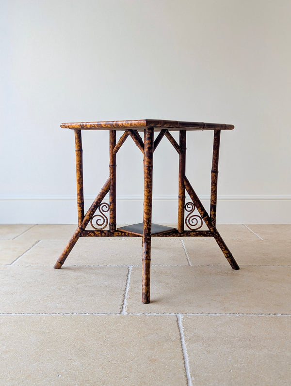 Antique Victorian Bamboo Occasional Table c.1890