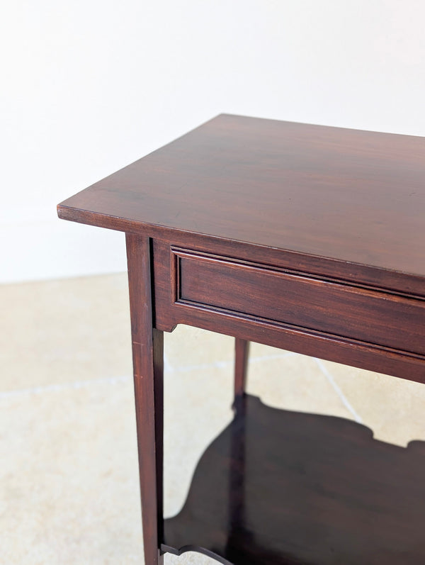 Antique Victorian Mahogany Side Table c.1890