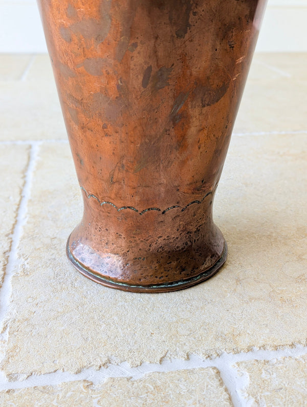 Antique 19th Century French Copper Grape Hod c.1890