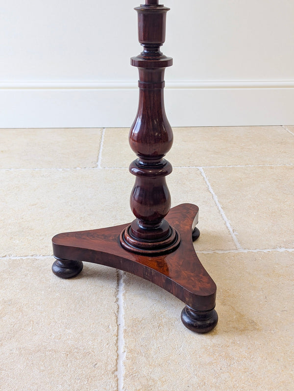 Antique William IV Rosewood Pole Screen c.1830