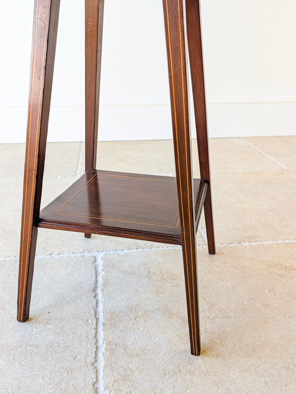 Antique Edwardian Inlaid Mahogany Occasional Table c.1905