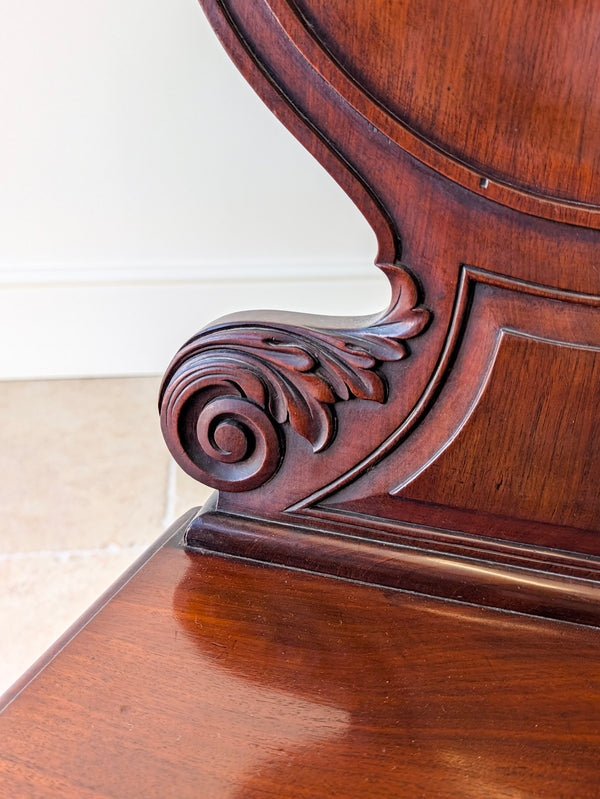 Antique William IV Mahogany Hall Chair c.1830