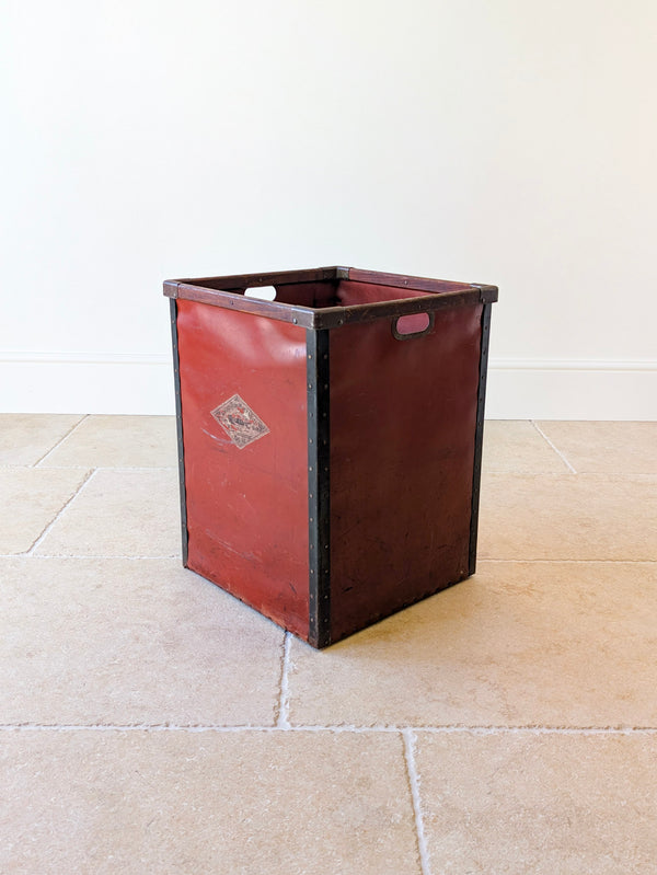 Antique Edwardian Industrial Mill Bin c.1910