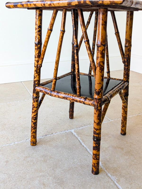 Antique Victorian Bamboo Occasional Table c.1890
