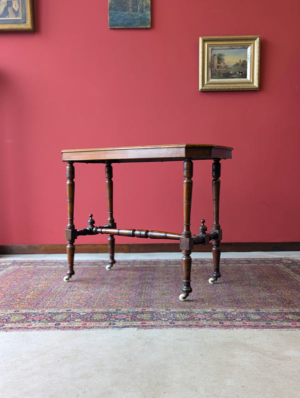 Antique Victorian Mahogany Aesthetic Movement Occasional Table